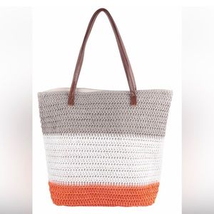 💼 Crochet Tote Color Block